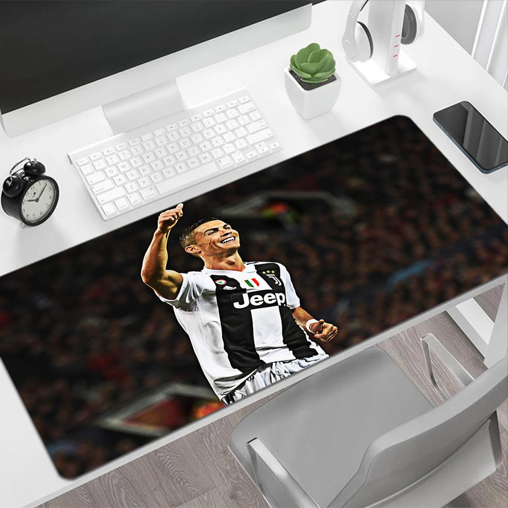 Cristiano Ronaldo Celebration Gaming Mouse Pad Gaming Laptop Mouse Pad Computer Desk Keyboard Mat Non-Slip Rubber Base Perfect Gift for Gamers