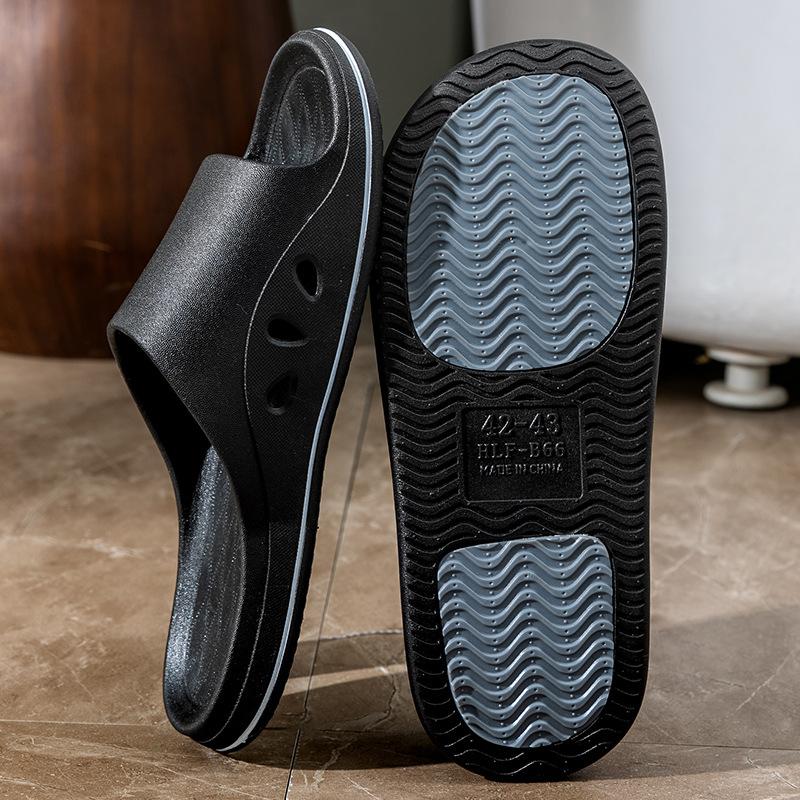 Удобные домашние тапочки, тапочки с плоской подошвой для спальни, мужские минималистичные тапочки для ванной, доступны круглый год, домашние тапочки