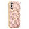 For Samsung Galaxy A17 5G/A17 4G Phone Case Carbon Fiber Textured Electroplated TPU Back Cover