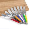 8Pcs Colorful Cheese Knife Set Butter Spatula Knife Cheese slicer Cream Jam spreader Dessert cutting knife Baking tool