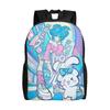 Рюкзаки Hatsune Anime Miku для мужчин и женщин, студенческие, в колледж, школу, вмещает 15-дюймовый ноутбук, сумки виртуальной певицы