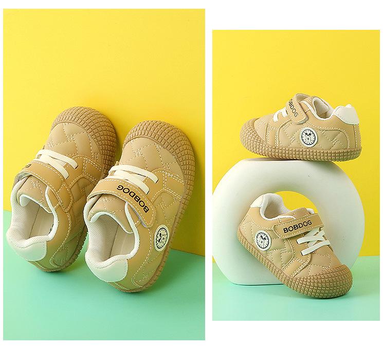 Детская нескользящая обувь с мягкой подошвой Babudou для мальчиков и девочек – Весенне-осенние туфли-ходунки для младенцев и малышей