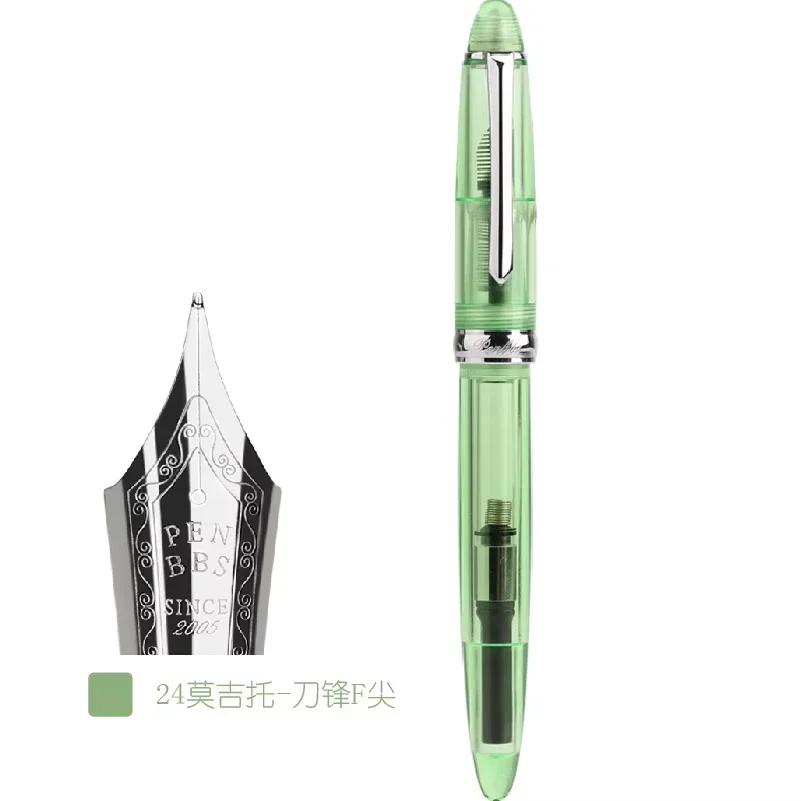 Перьевая ручка PENBBS 308 Форумная Акриловый Цветной Смола Даминское Лезвие Полированная Перо Бизнес Офис Взрослый Студент Письменные Подарки