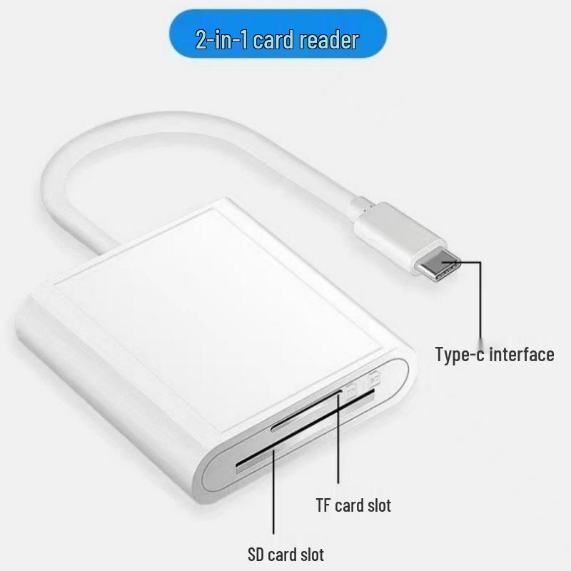 Устройство для чтения SD-карт и кабель-адаптер Type-C для Apple, Huawei, Android