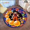 Ковер с Гоку Мультяшный Dragon Ball Нескользящий Коврик для Пола Ковер Круглый Коврик для Игр в Игровую Комнату Детскую Ковры для Спальни