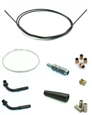 Трос газа наружный DIY ремонт универсальный [NONINA] трос, трос, комплект, 2м, набор, мотоцикл,
