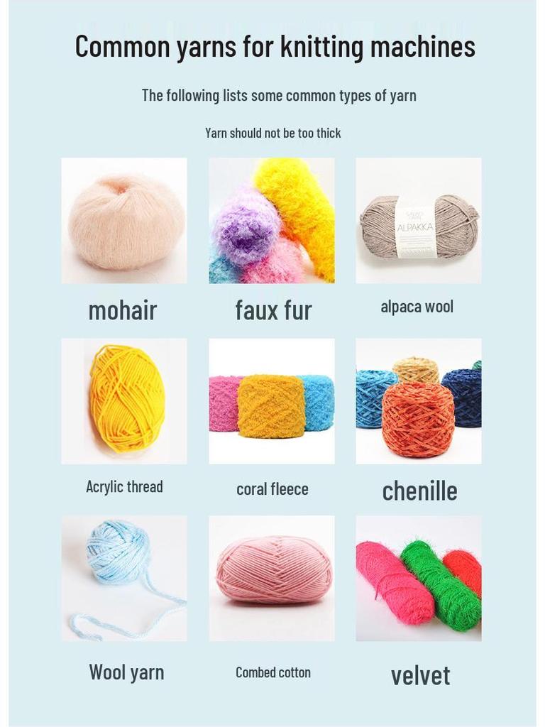 Вязальный станок с ручным приводом для детей для носков, шарфов и свитеров - Домашняя и детсадовская игрушка