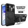 Чехол-книжка с защитным стеклом для Samsung A55 5G A35 A54 A14 A34 A24 A53 A13 A73 A33 A52 A12 Магнитный держатель для телефона