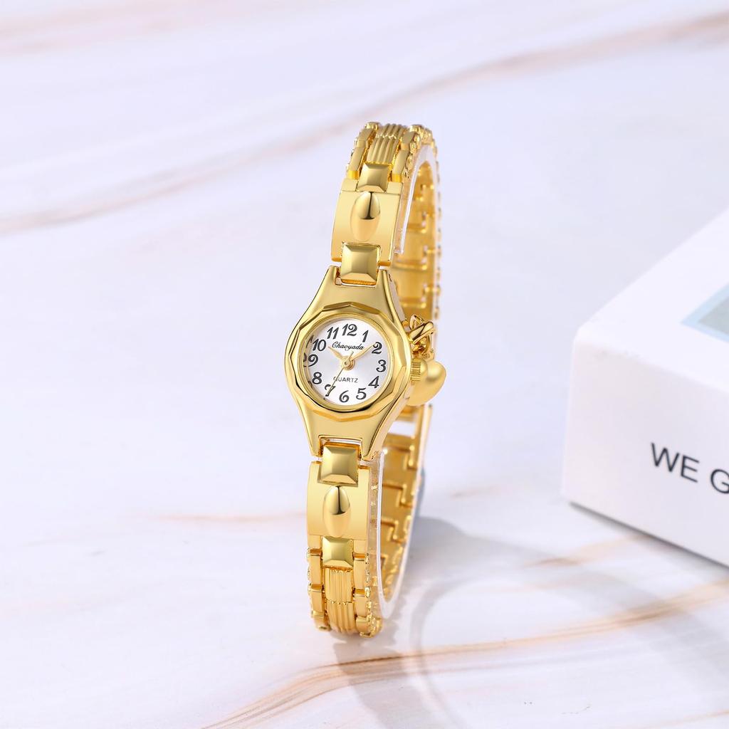 Watch Heart Bracelet Analog Waterproof Antique Gold Casual Business Fashion Watch Accessories Birthday Anniversary Day Christmas Day Present Women's