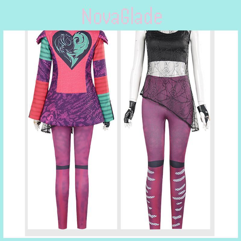 Descendants 3 Mal Halloween Costume Bodysuit With Polyester Blend For Anime Role Play