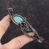 Amazonite Pendant Copper Wire Wrapped Pendant Amazonite Jewelry Handmade Natural Gemstone Pendant Copper Jewelry For Gift Wire Wrap Jewelry