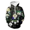 Hoodies Ghost Band 3d Print Sweatshirts Men Women Unisex Hooded Oversized Hoodie Fashion Kids Pullover Sweatshirts Tracksuits