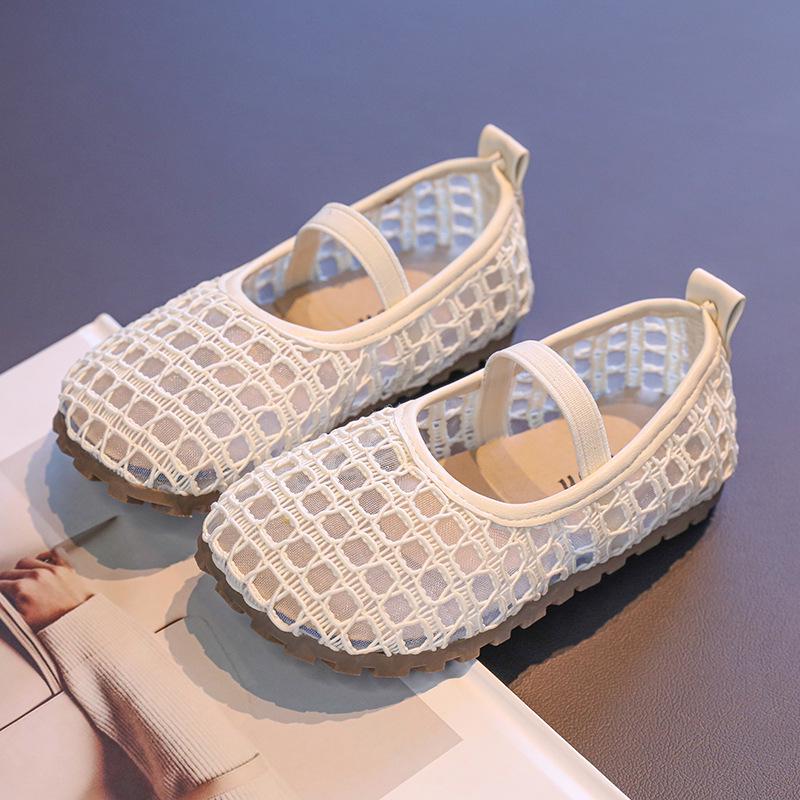 Girls' 2026 Summer Mesh Sandals - Soft Sole Princess Shoes for Kids