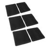 6 Pcs Chicken Nesting Box Pads PE Chicken Nesting Pads for Coop Chicken Egg Laying Accessory Black