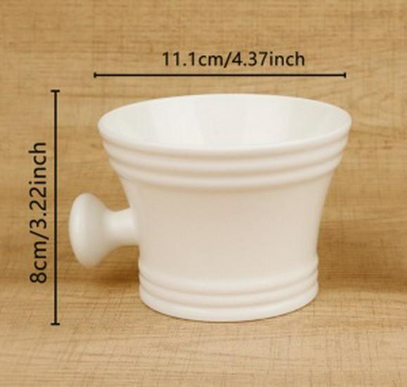 Мужская кисть для лица с мягкой щетиной - Классическая ручная кисть для бритья и намыливания для мыла или крема для бритья и ухода за бородой.