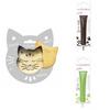 Cat Embossed Biscuit Kit + 2 Brown and Light Green Chocolate Pens