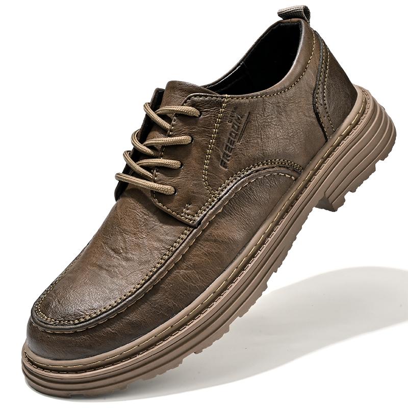 Модная мужская деловая кожаная повседневная обувь на весну-осень, социальная обувь для мужчин, новая высококачественная модная роскошная дизайнерская обувь ручной работы