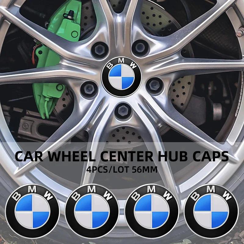 4 шт. 56/65 мм Наклейки на центральные колпачки ступиц колес автомобиля Стиль Для BMW M Performance E36 E46 E60 E90 E91 E92 E93 F30 F20 M3 Аксессуары