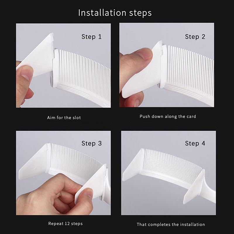 Мужская изогнутая расческа для позиционирования, регулируемая S-образная конструкция, профессиональная парикмахерская машинка для стрижки волос, расческа, парикмахерские инструменты для укладки