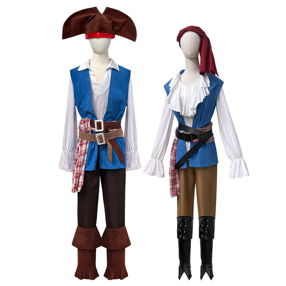 Cosplay pirate of the caribbean costume viking captain sailor cosplay cosplay costume halloween game uniform
