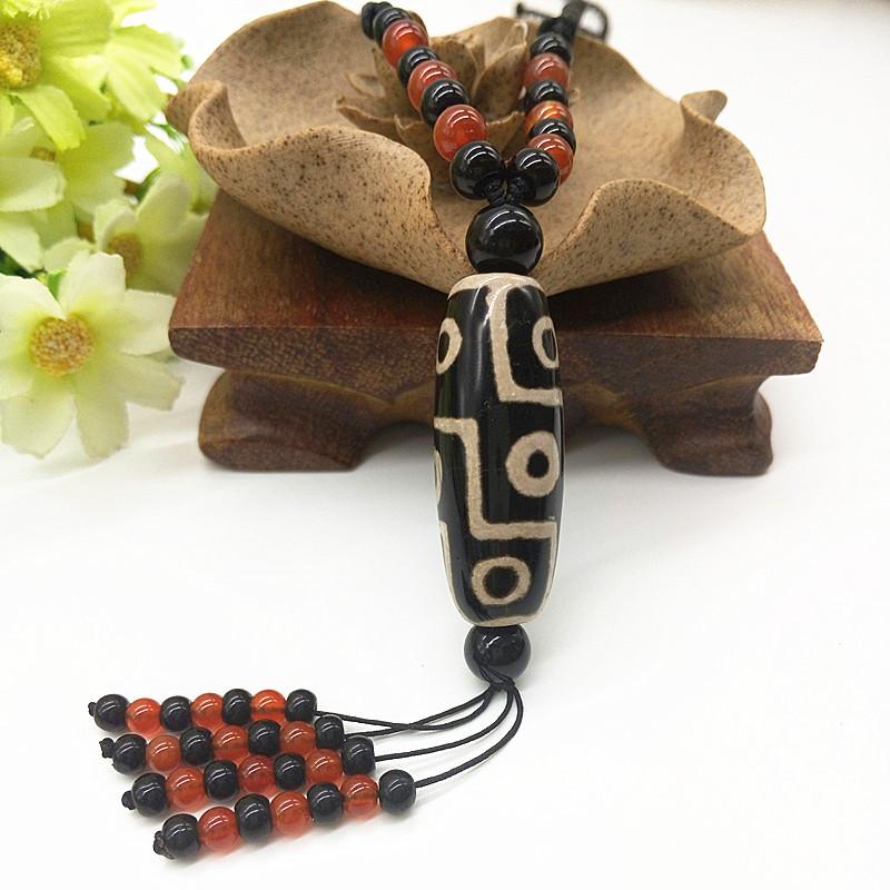 Новый этнический стиль Подвеска Тяньчжу Девятиглазый Тяньчжу, Мужское и женское повседневное универсальное ожерелье