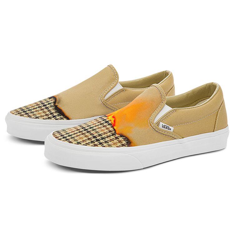 Vans Классические слипоны Желто-коричневые Унисекс Кроссовки VN000XG8AZP