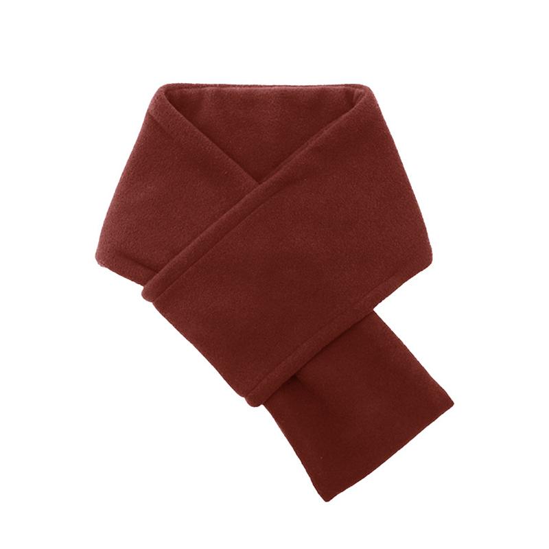1PC Fashion Men Cross Scarf Winter Warm Fleece Scarves Soft Neckerchief Plush Velvet Cycling Scarves