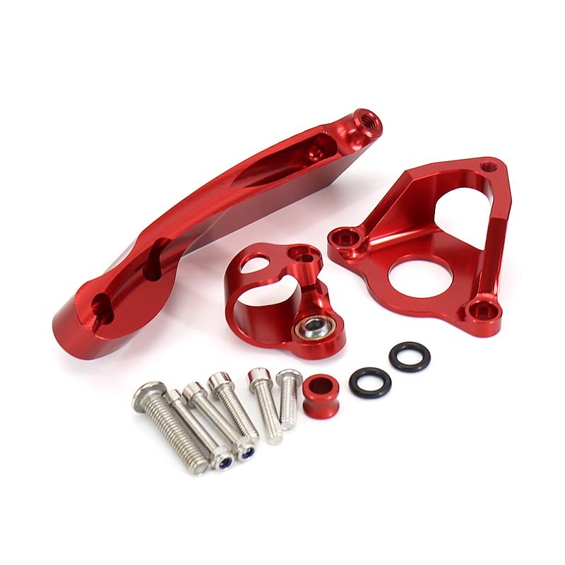 2007 - 2016 For Honda CBR600RR CBR 600 RR CBR 600RR Motorcycle Fiber Carbon Steering Damper Stabilizer Safety Control Bracket