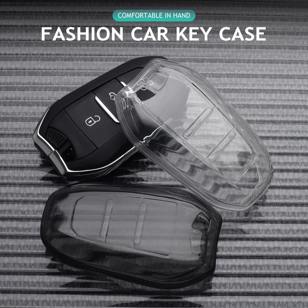 Мягкий ТПУ Чехол для Автомобильного Ключа Защитная Крышка Для Peugeot 308 3008 408 4008 508 5008 Gt Line Citroen C3 C4L C3X C5X Авто Аксессуары