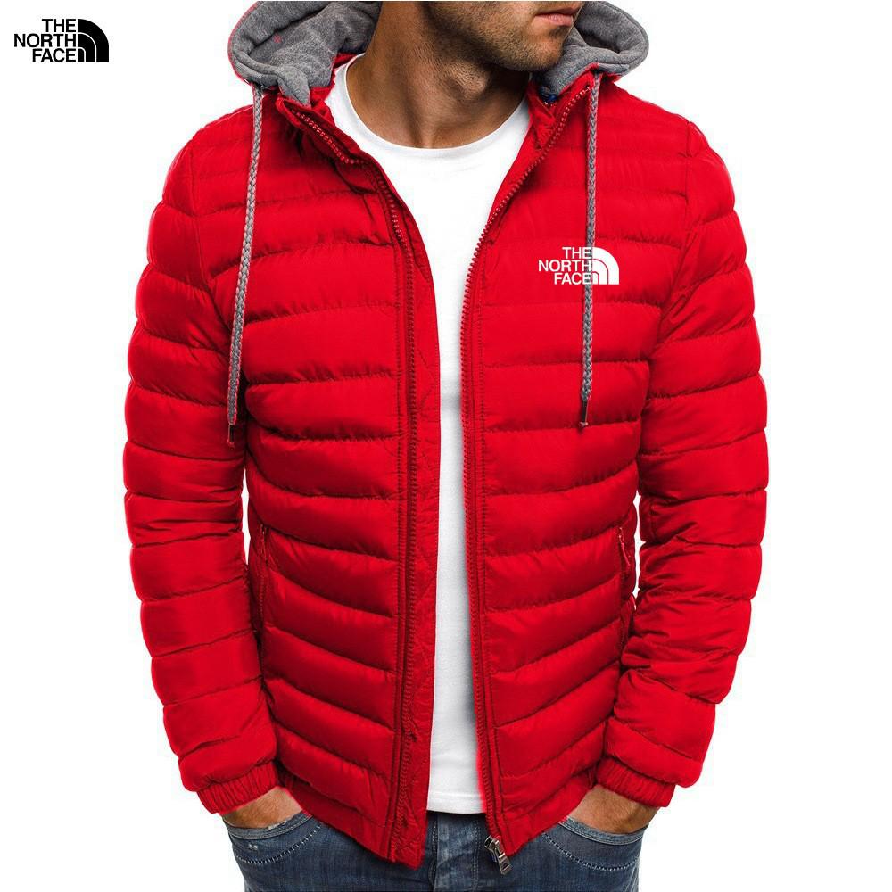 Мужская повседневная теплая хлопковая куртка с капюшоном в корейском стиле - Верхняя одежда с хлопковой подкладкой для улицы