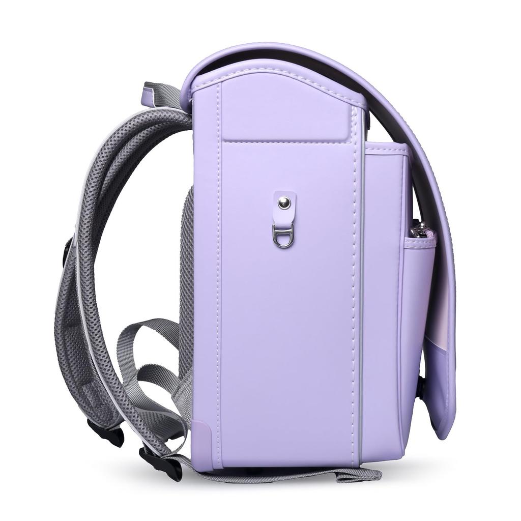 Coulomb School Latest Lightweight Airlite for Girls and Elementary School Pearl Fabric with Reflective Full Available in and Purple Full Backpack,