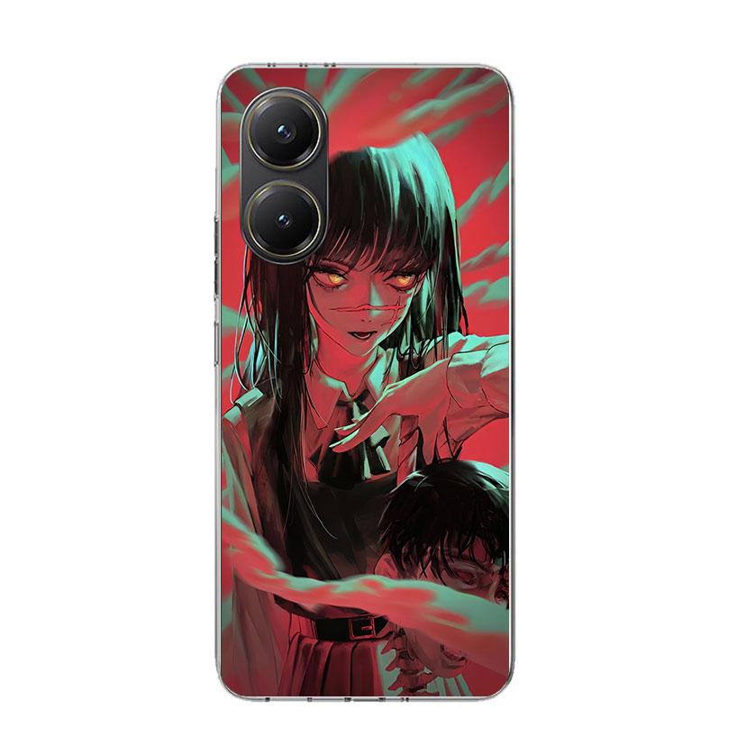 Чехол для телефона C-Chainsaw Man Yoru War Devil для Xiaomi Poco F7 Ultra X7 X6 Pro X5 Redmi 15 15C 13 13C 12 12C 10 10A 10C 9 9A 9C 9T