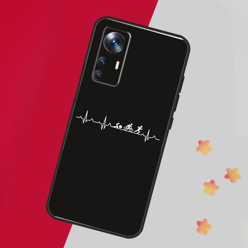 Triathlon Tri Life Swim Bike Run For POCO F5 X3 X5 Pro F3 F4 M5s X4 GT Case For Xiaomi 13 14 Pro 11T 12T 13T Pro 12 Lite 12X