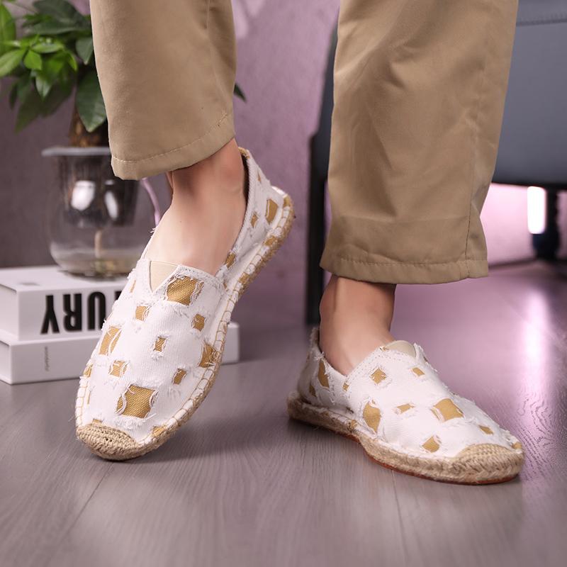 2024 Лето Новая мода Женская Мужская Повседневная Обувь Плоские Кроссовки Дышащие Мужские Слипоны Холщовые Туфли Для Любителей