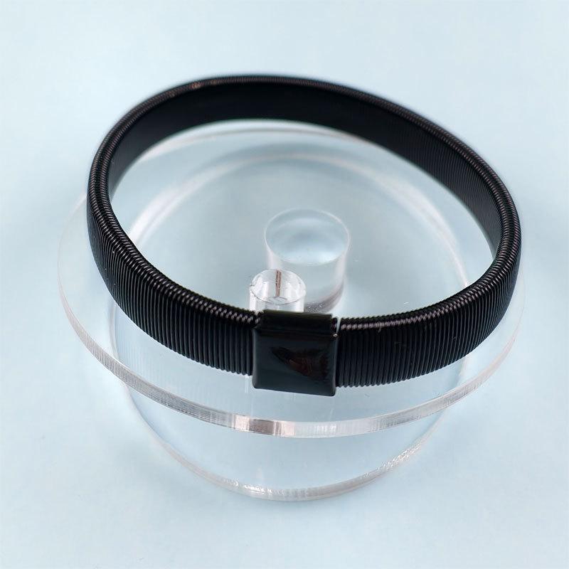 Унисекс Регулируемый Металлический Пружинный Браслет-Бэнгл - Нескользящий Эластичный Браслет-Манжета