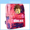 Рюкзак школьный с узором Roblox, звездным фоном и большой вместимостью для студентов
