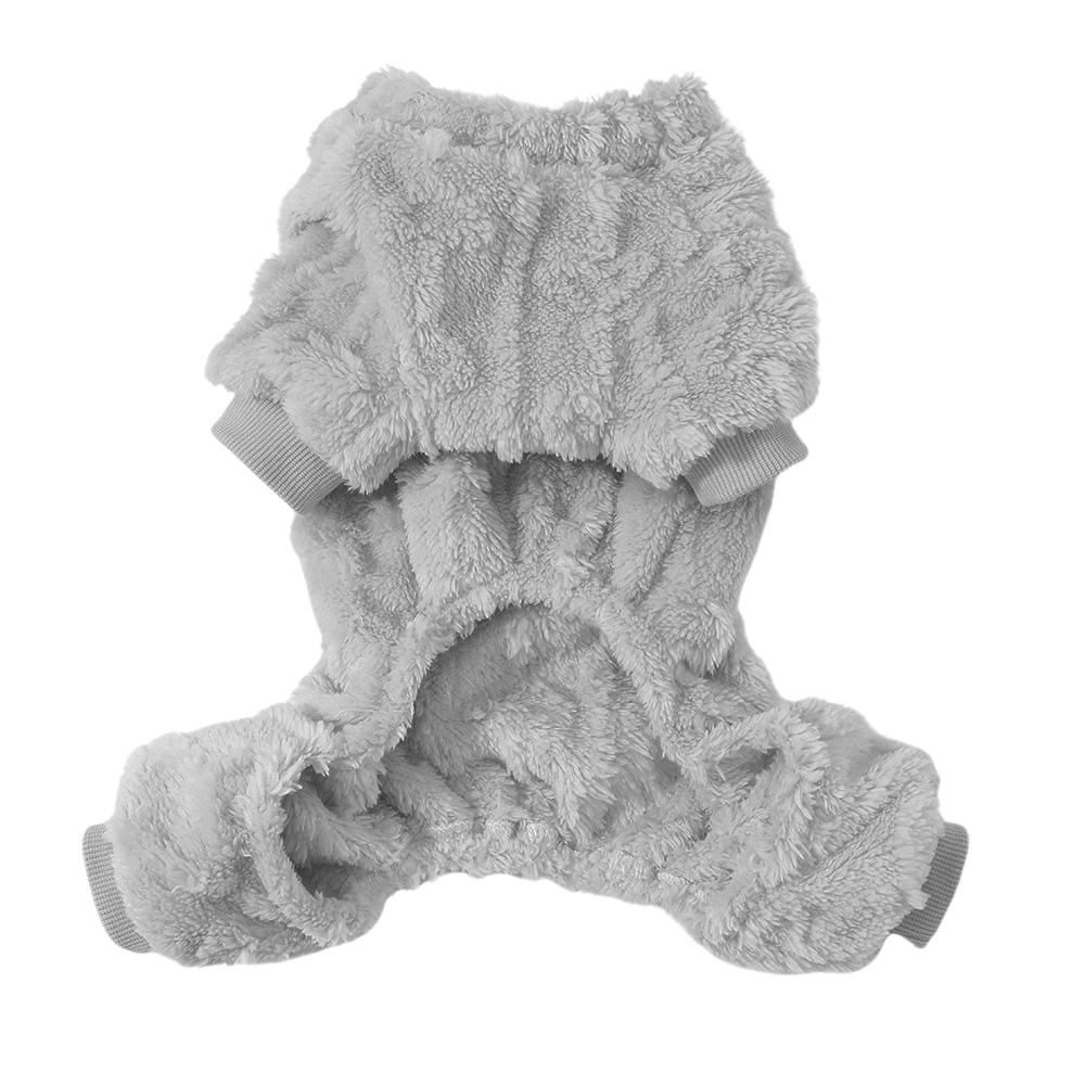 Флисовый комбинезон для щенков, осенне-зимняя одежда для маленьких собак, комбинезоны, пижамы, милый принт, чихуахуа, йоркширский костюм для домашних животных