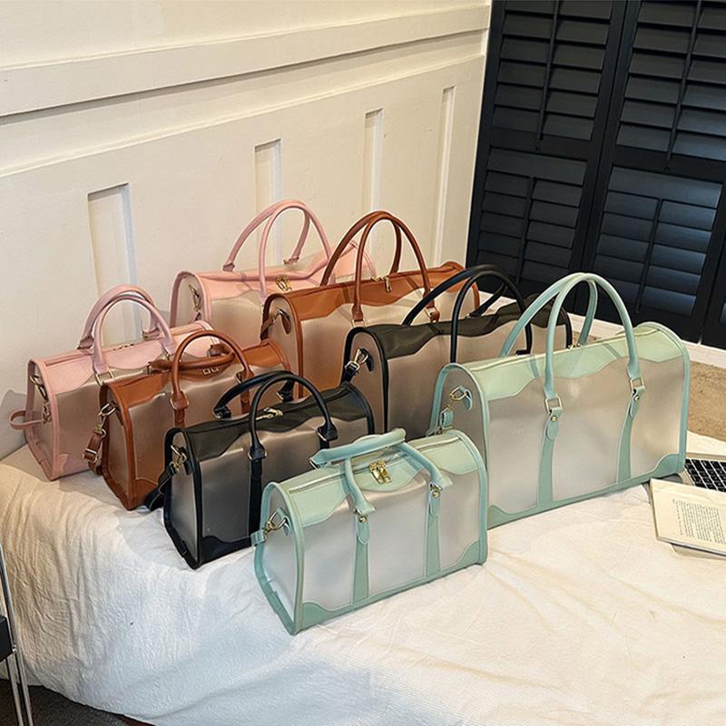 Модная дорожная сумка, новая женская сумка, весна/лето, большая вместительная сумка, прозрачная сумка через плечо на одно плечо, сумка для фитнеса