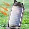 GGbingo Solar Powered LED Camping Lamp with Hook LED Lantern USB Charging Outdoor Tent Light Waterproof for Outdoor BBQ Camping