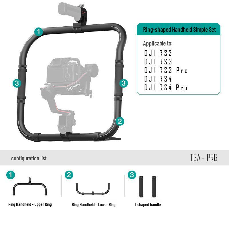 TILTA Iron Head RS4: Двуручный блок управления питанием и расширения для стабилизаторов RS3/RS4/RS2