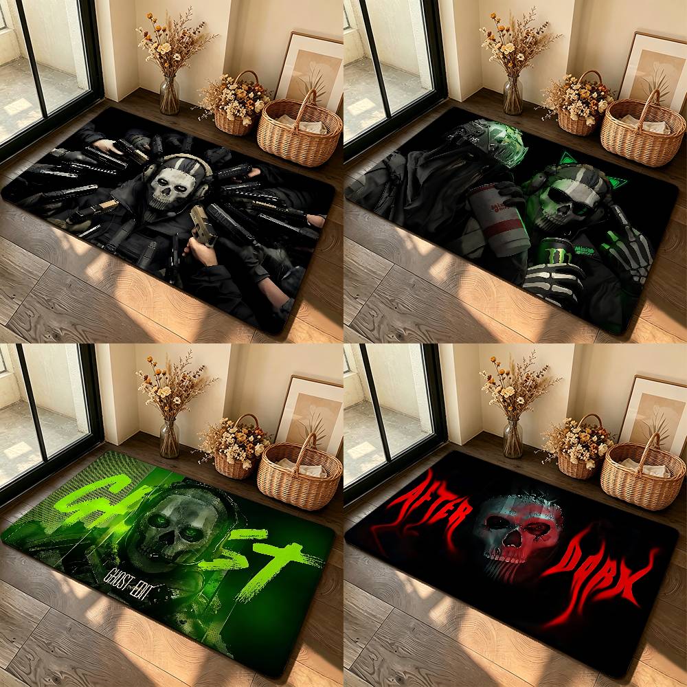 C-Call Of Duty-Modern Warfare-2 Cool Carpet Bathroom Anti-slip Mat Door Mat Home Decoration Mat Entranc Mat Scratch-resistant