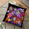 The Amazing Digital Circu Cushion Cover Ponmi Jax Clown Pillowcase Square Pillowcase Home Office Decoration Pillow Case 45cm