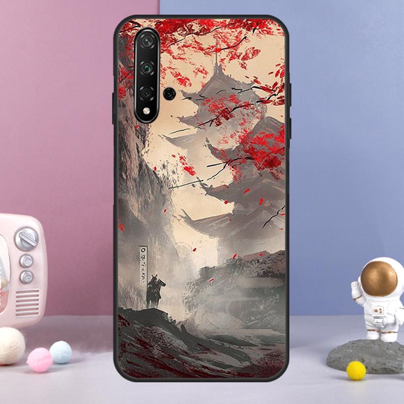 Искусство в японском стиле для чехла Huawei Nova 9 10 SE 3i 7i 8i 11i 12i Y60 Y61 Y70 Y72 Y73 Y90 Y91 P20 P30 P40 Lite