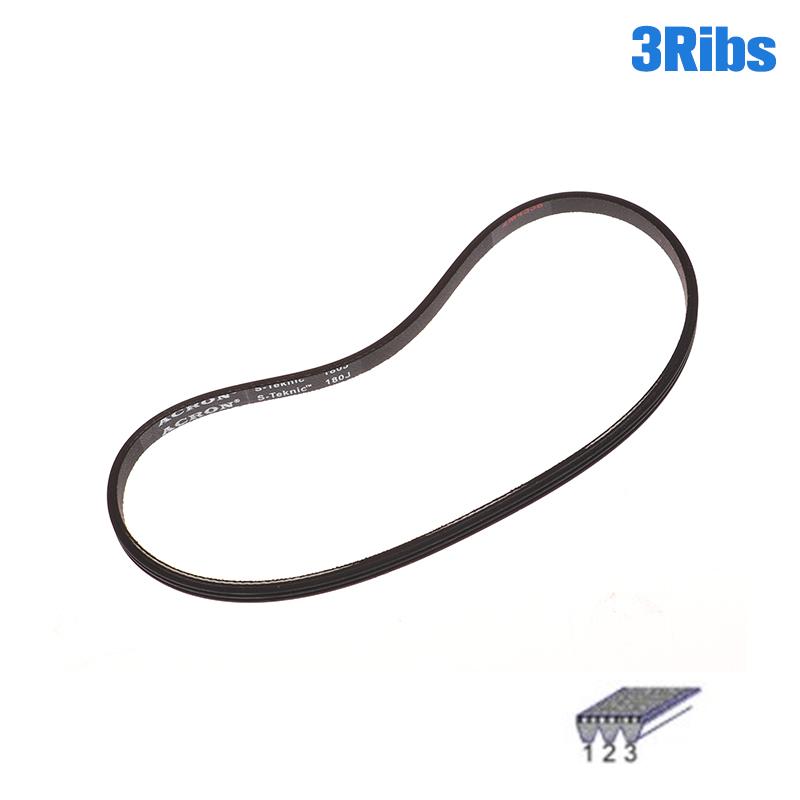 V-Belt Pj457 180J Rubber Belt 3/4/5/6 Ribs For Diy Rc Motor Transmission Belt