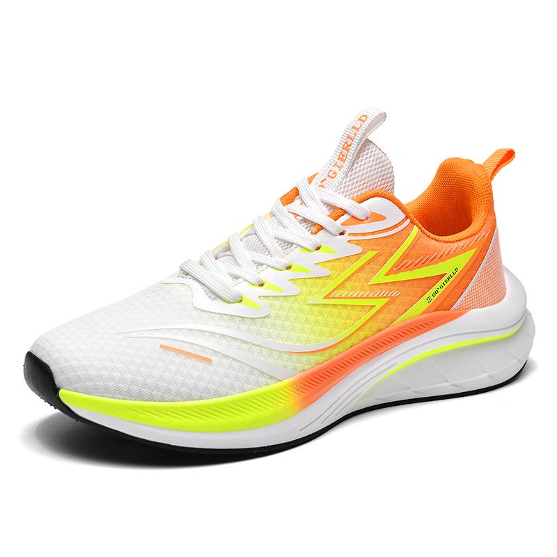 Модные мужские кроссовки для бега с полной ладонной карбоновой пластиной, спортивная обувь для марафона, амортизирующие кроссовки для легкой атлетики, кроссовки для пар 36-44