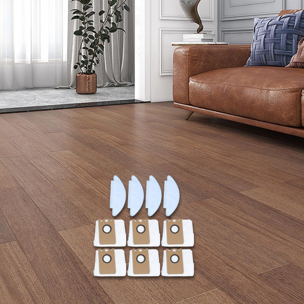 Dust Bags Kit Mop Cloths Kit Robot Vacuum Accessories Easy To Install Components