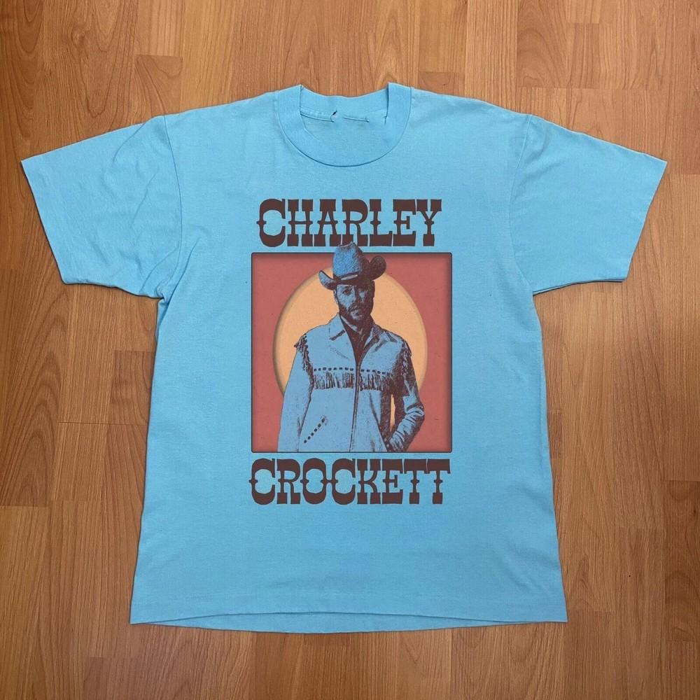 Charley Crockett Light Blue Color TShirt Short Sleeve KK1817 Unisex T-Shirt