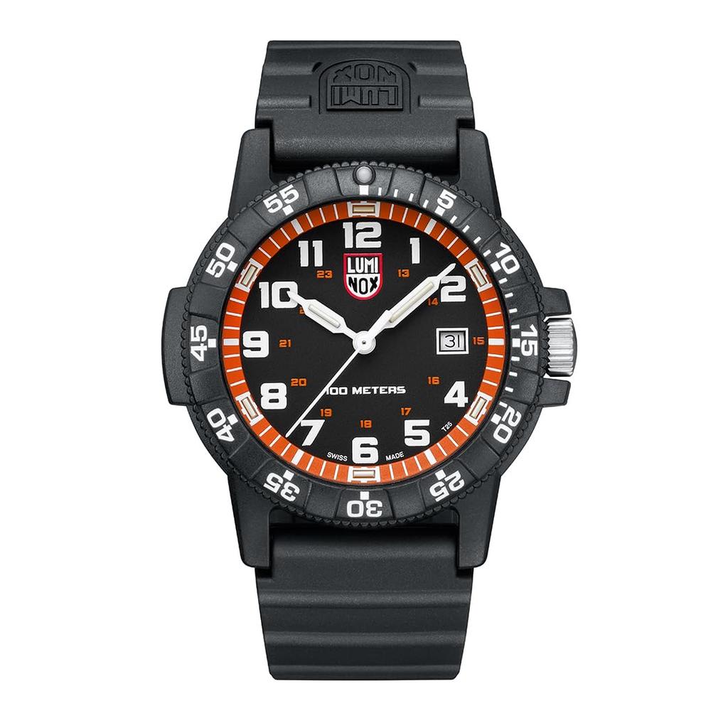 Часы Luminox LEATHERBACK SEA TURTLE GIANT 0320 SERIES черные [Liberta] дайверские Ref.0329.1 мужские