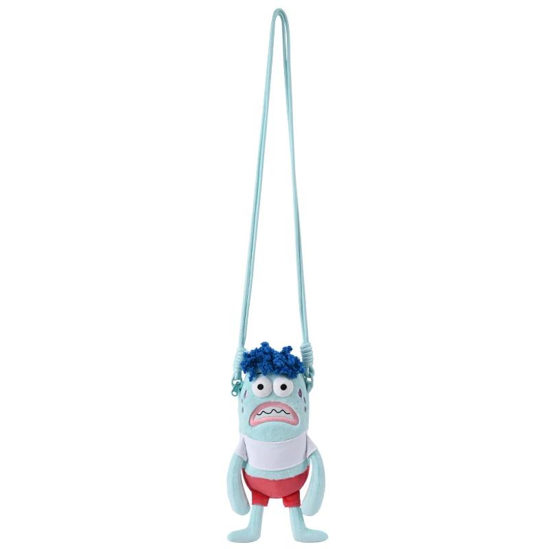 Spongebob Series Ugly Cute Cartoon Fish Anime Figure Weird Soft Plush Stuffed Doll Ornament Birthday Gift