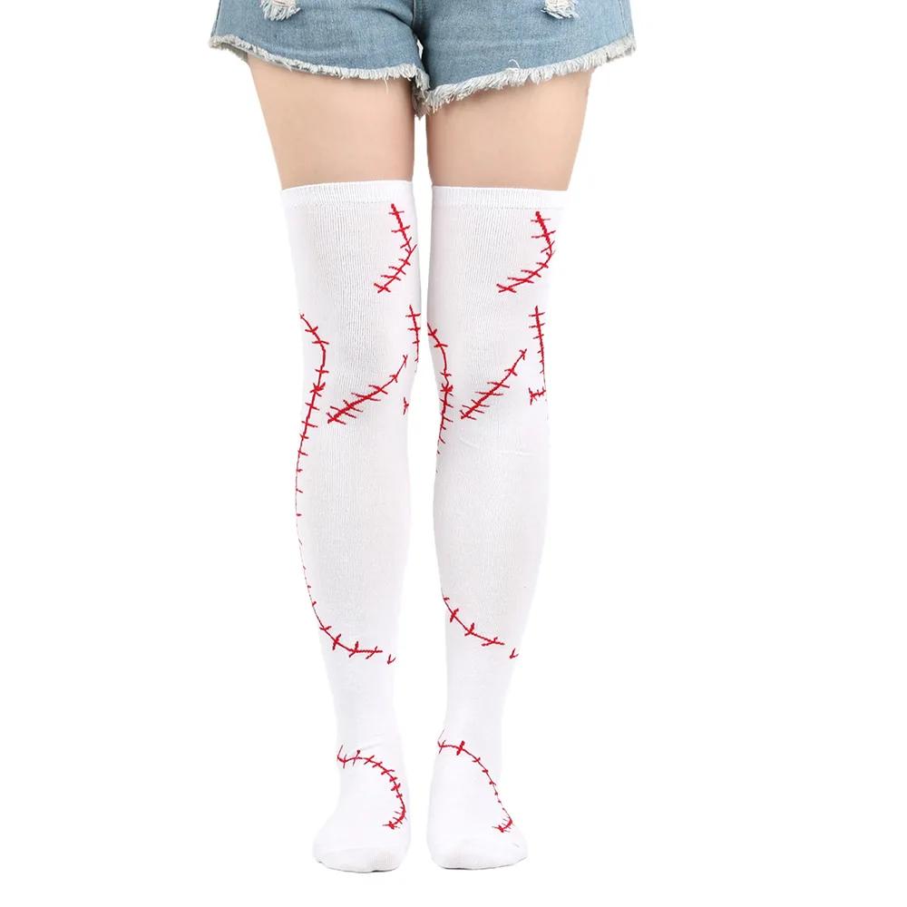 Женские чулки до бедра, варежки, перчатки, комплект, женские, черные, белые, длинные, выше колена, носки Лолита, Хэллоуин